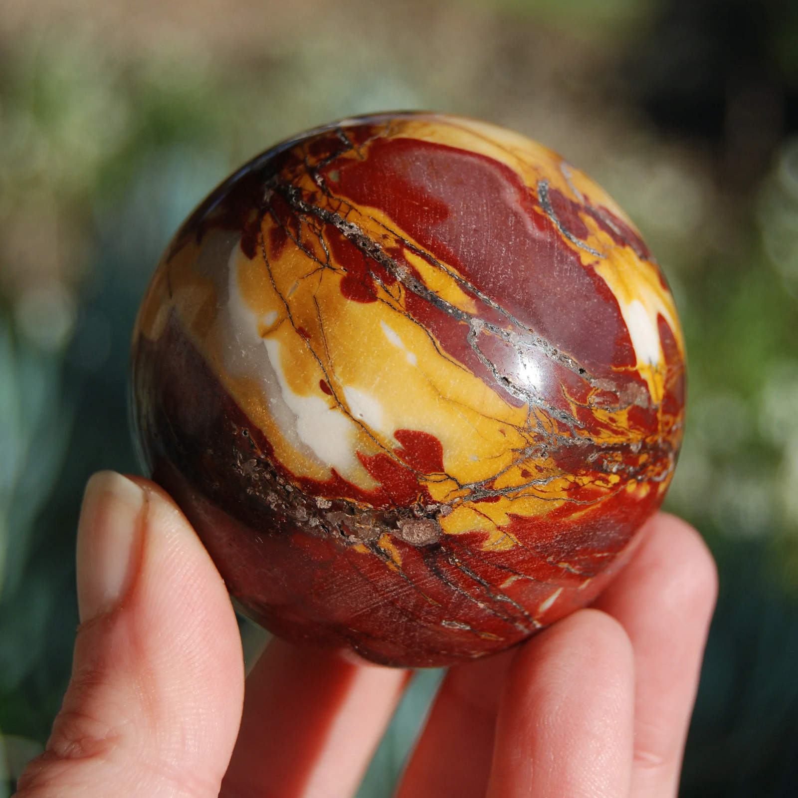 2.25in 286g Mookaite Jasper Crystal Sphere