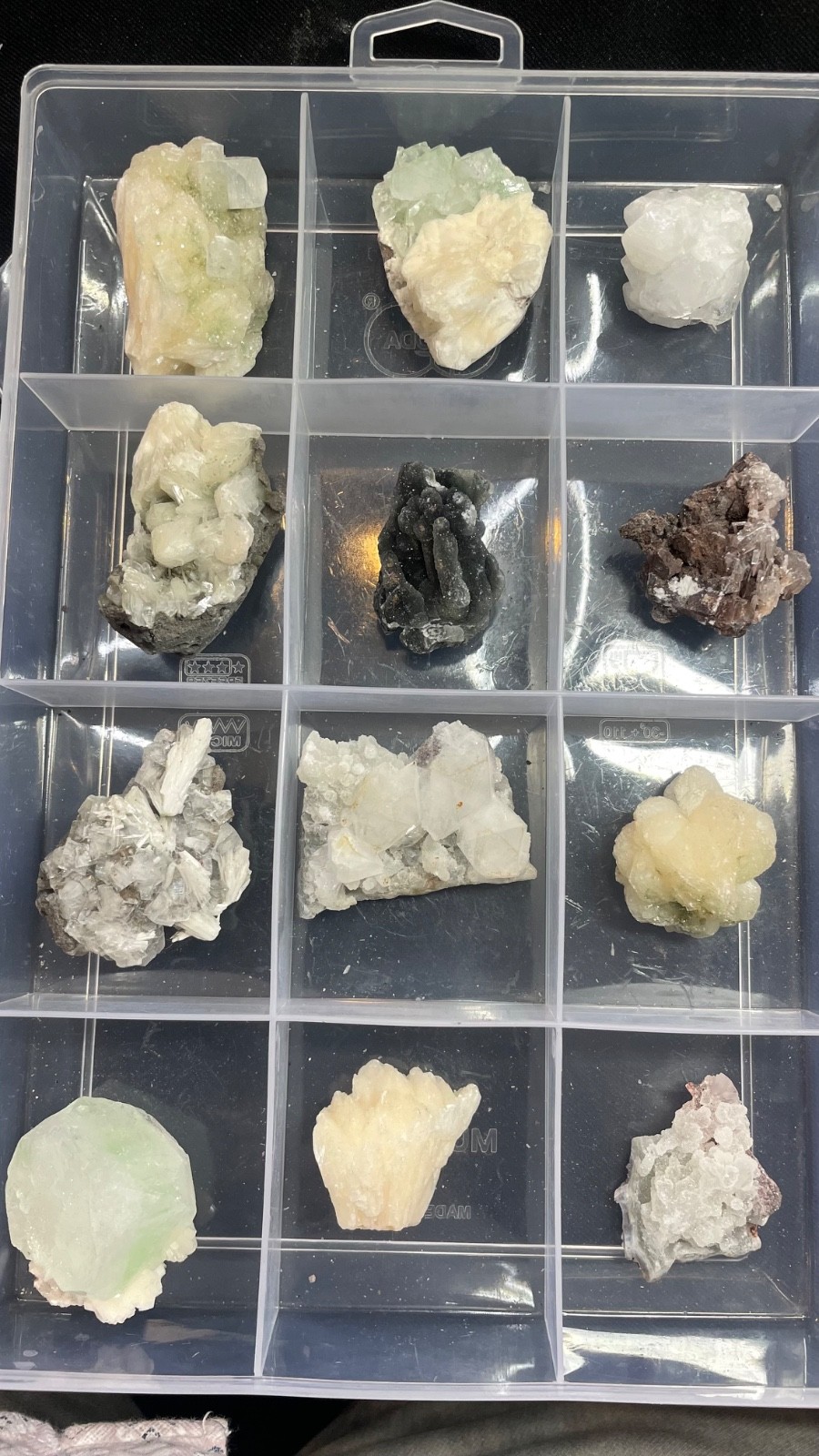 MIX MINERAL LOT 12 NOS STUNNING CRYSTAL INDIAN SPECIMEN
