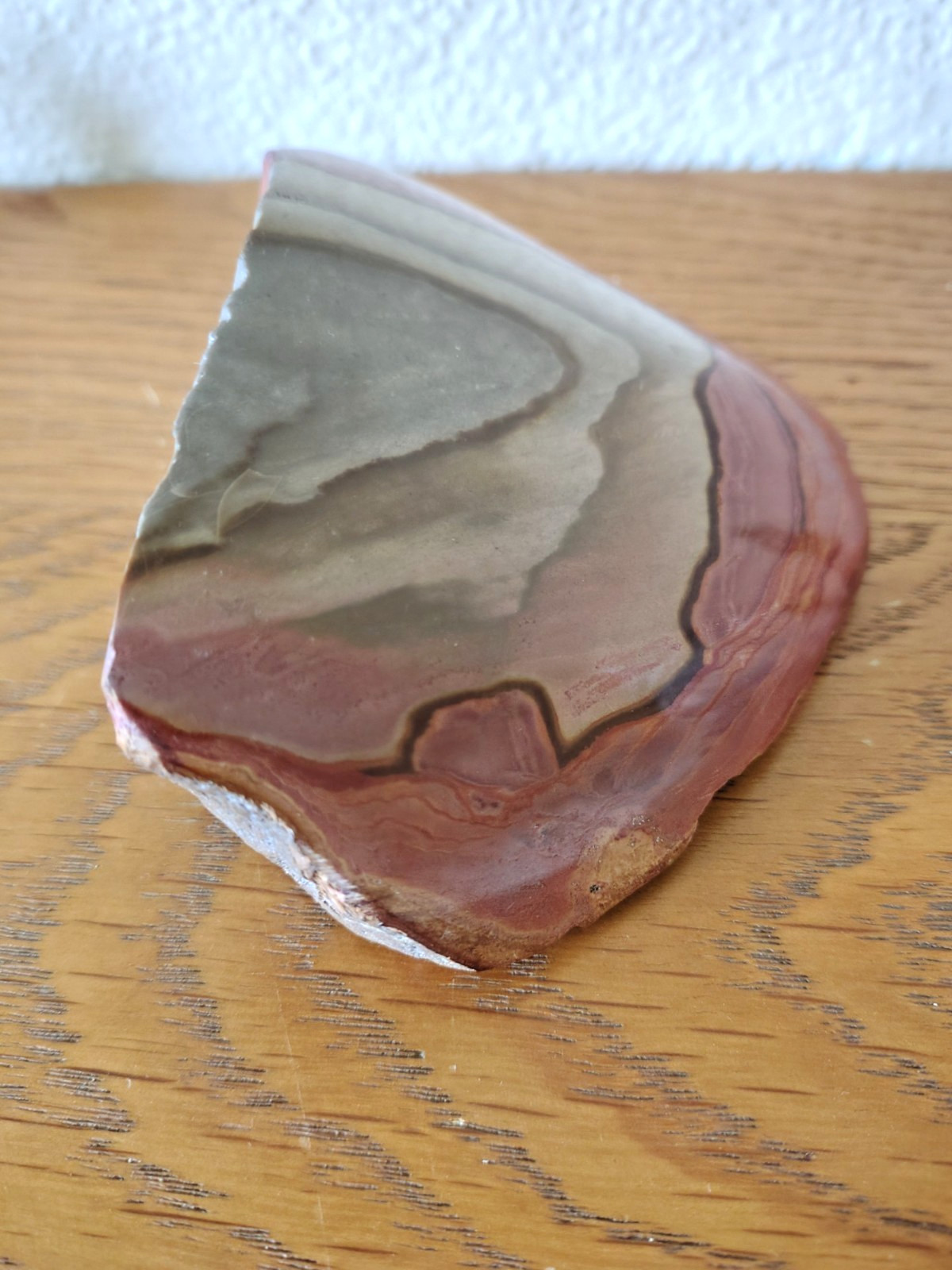 Polychrome Jasper Slab Madagascar One Polished Face 260g “Desert Jasper”