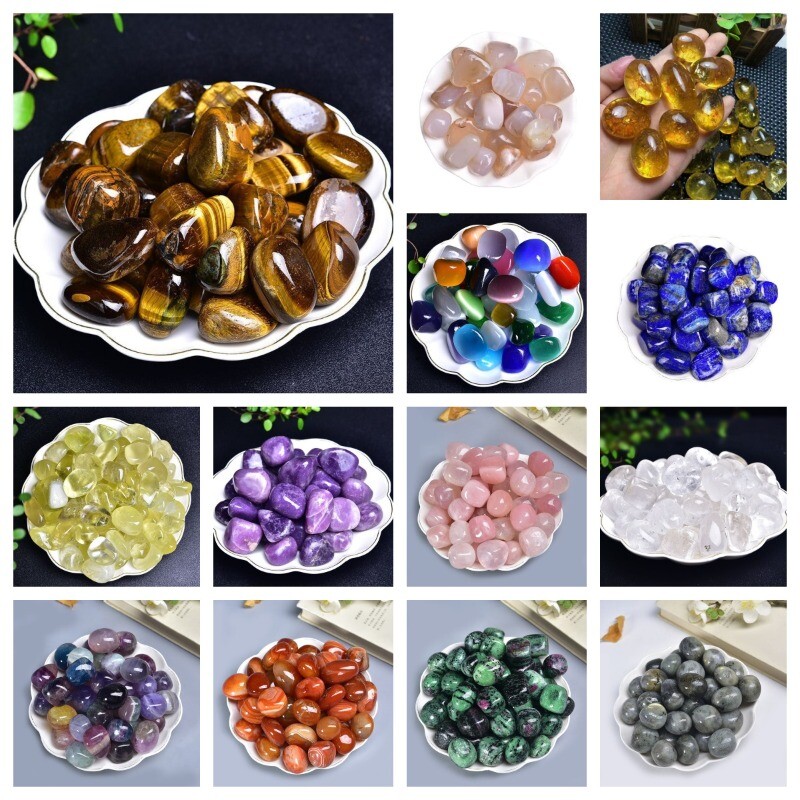 Wholesale Natural quartz crystal Tumbled Bulk Stones Reiki Healing