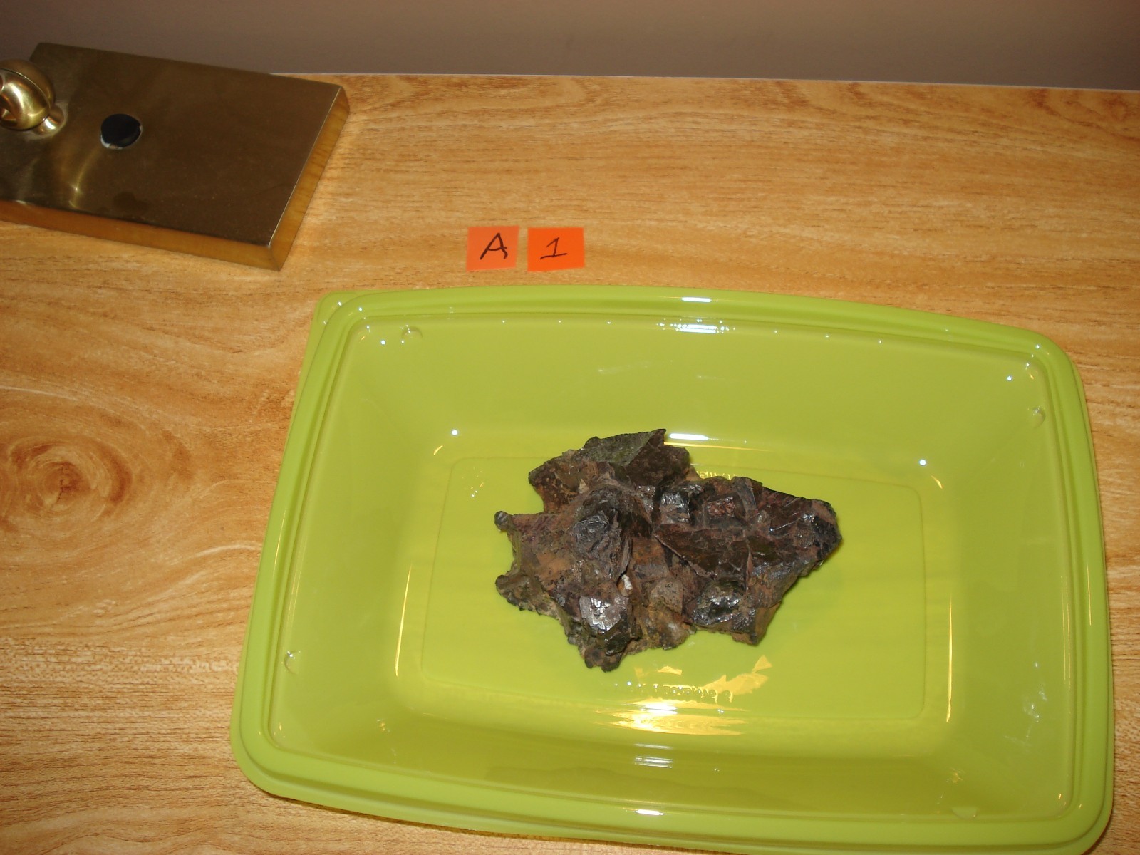 Magnetite crystal specimen 1.5 lbs # A1