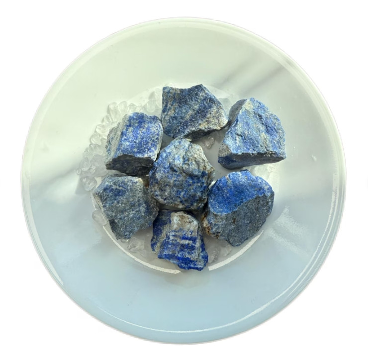 3PCS Rough Lapis Lazuli Raw Natural Stone Crystal Energy Healing Rocks Gift