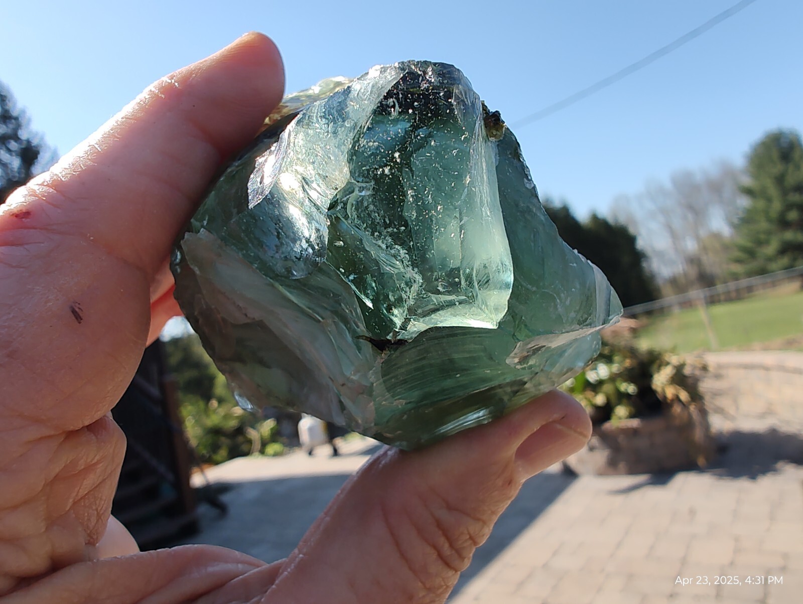 Andara Spiritual Healing MASTER Earth Green Crystal 205 Gram