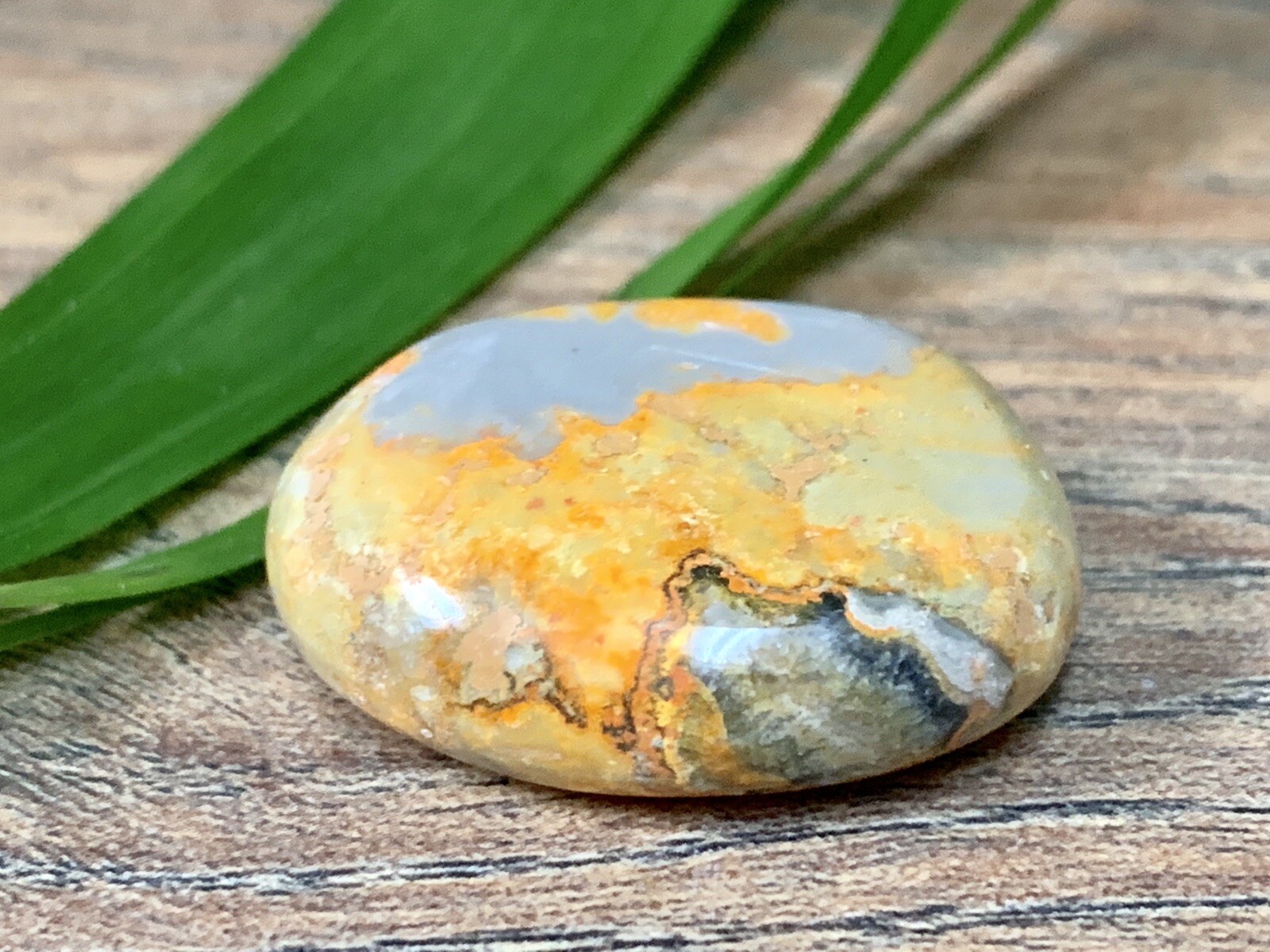 Bumble Bee Jasper Tumble Stone Gemstone Mineral Specimen Crystal Reiki Chakra.
