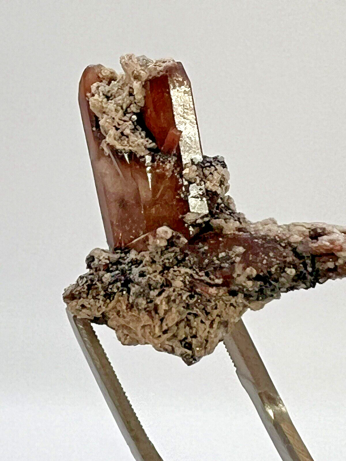 Brown Topaz – Tepetate, Villa de Arriaga, San Luis Potosí, Mexico 13.9 Cts