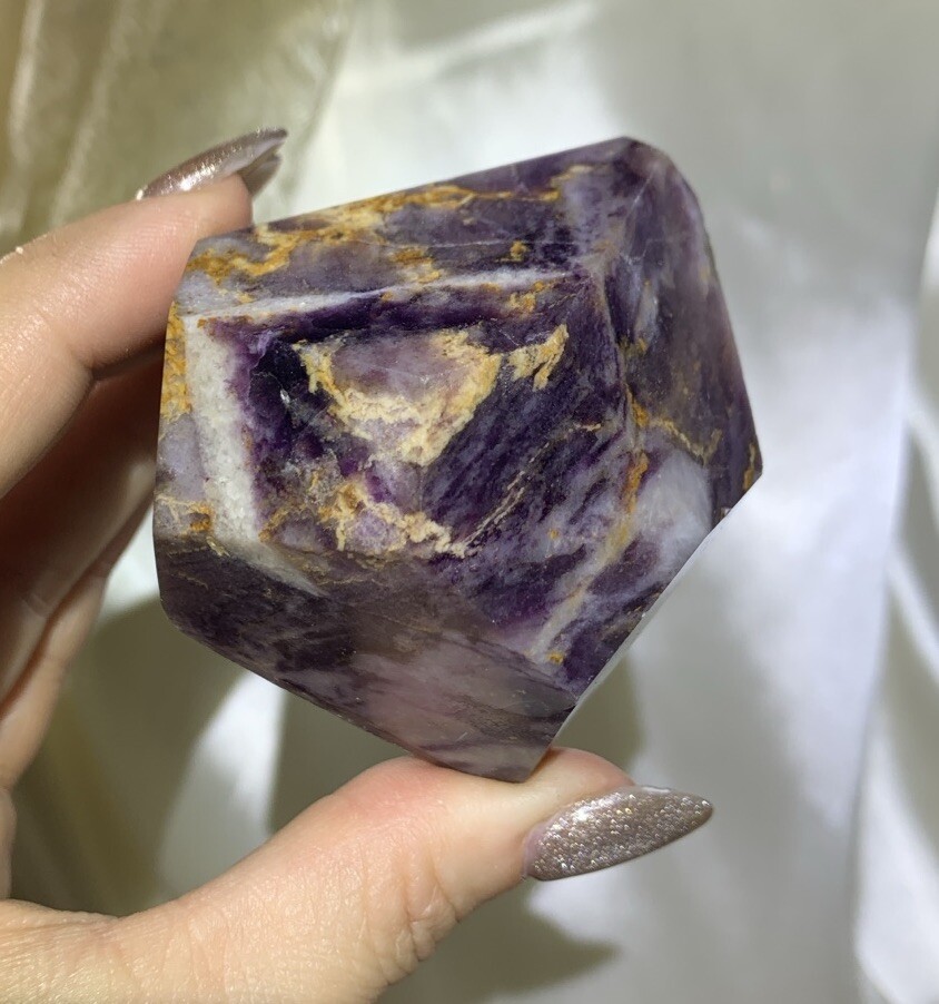 VERY RARE GOLDEN HEALER KAMMERERITE POLISHED CRYSTAL STATEMENT PIECE