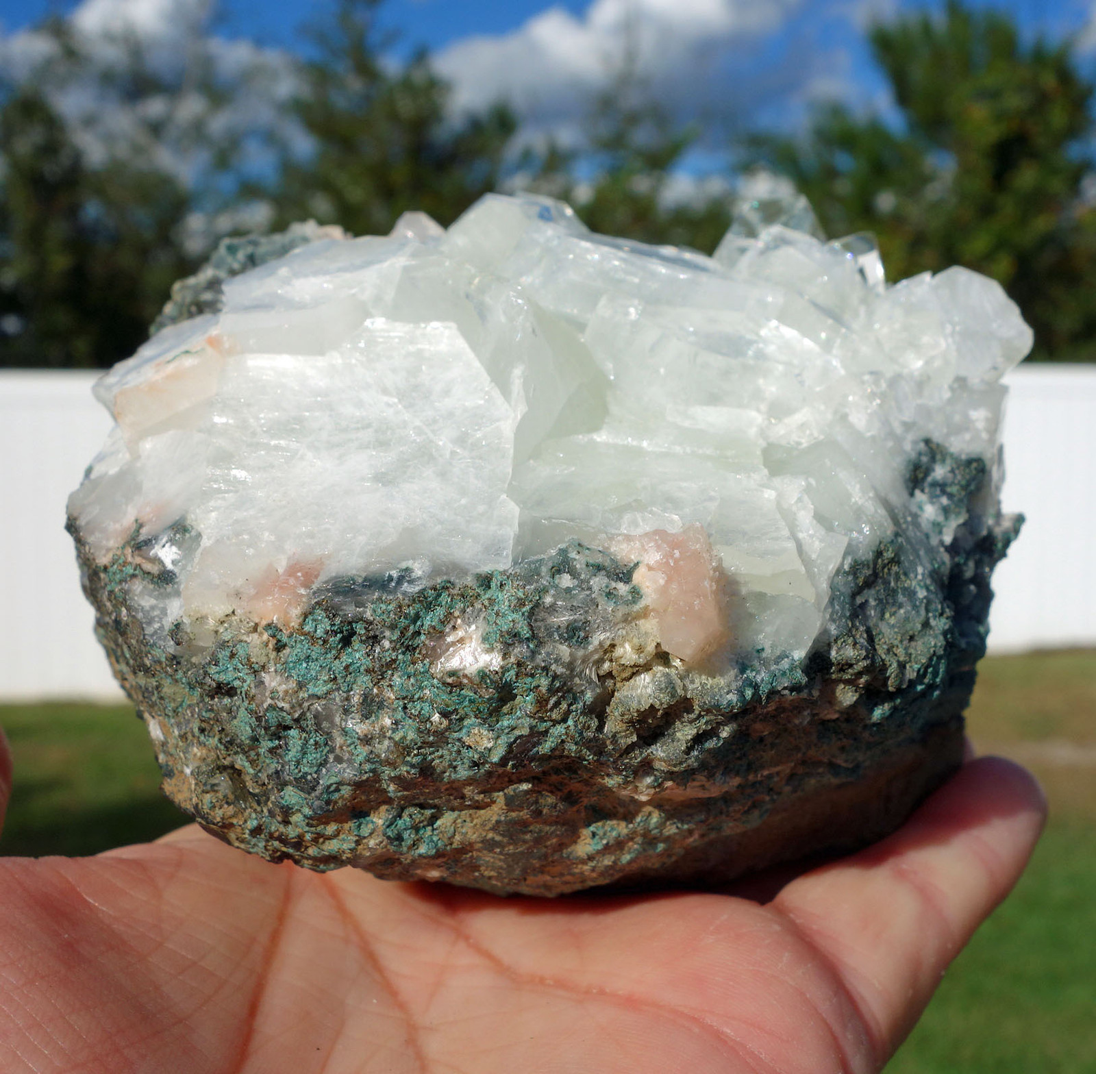Super Sparkling Natural Apophyllite & Stilbite Chalcedony Natural Crystal Points