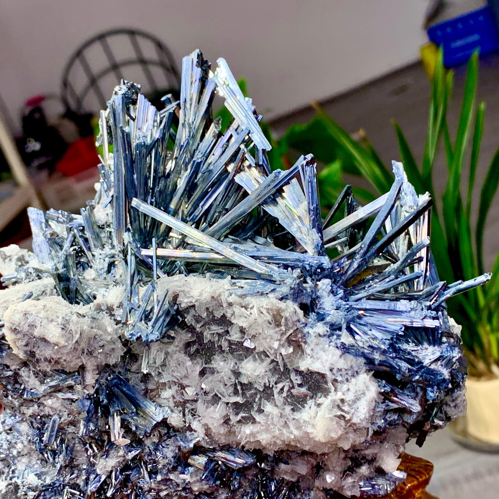 4.76LB Natural Stibnite from Wuling antimony mine, Qingjiang, Jiangxi, China