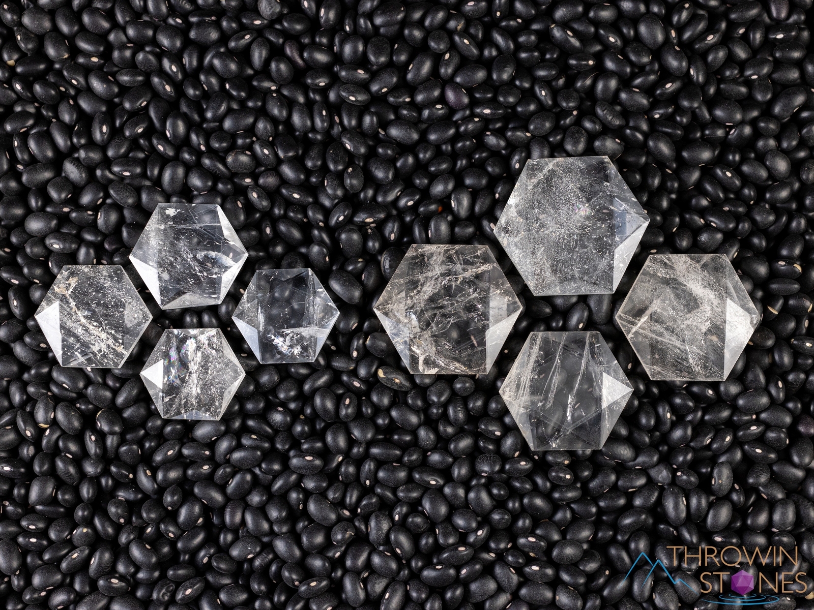 QUARTZ Crystal Prism Hexagon – Sacred Geometry Metaphysical Healing Stones E0127