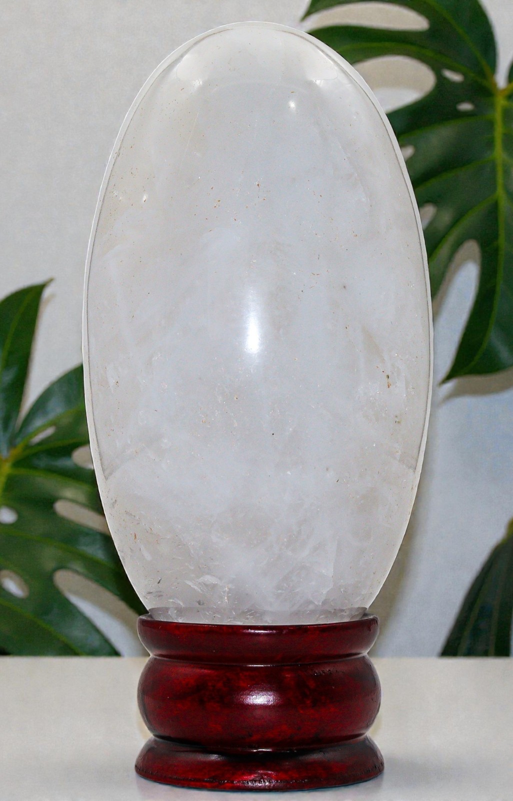 Large 150MM White Petalite Crystal Quartz Healing Decor Stone Gemstone Lingam