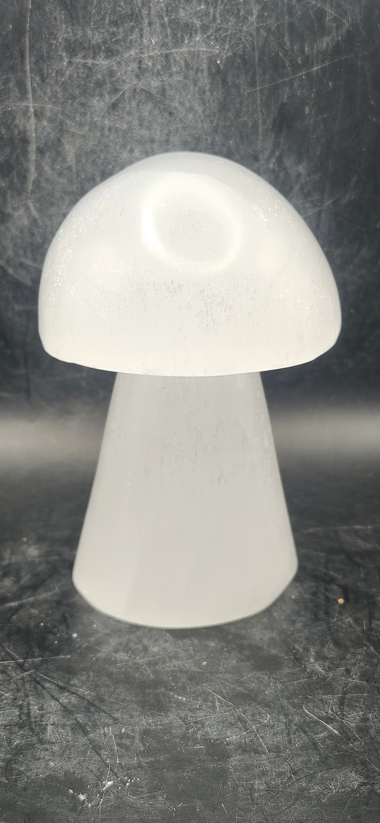 Large Selenite mushroom! 3.7 too 4 inches tall!