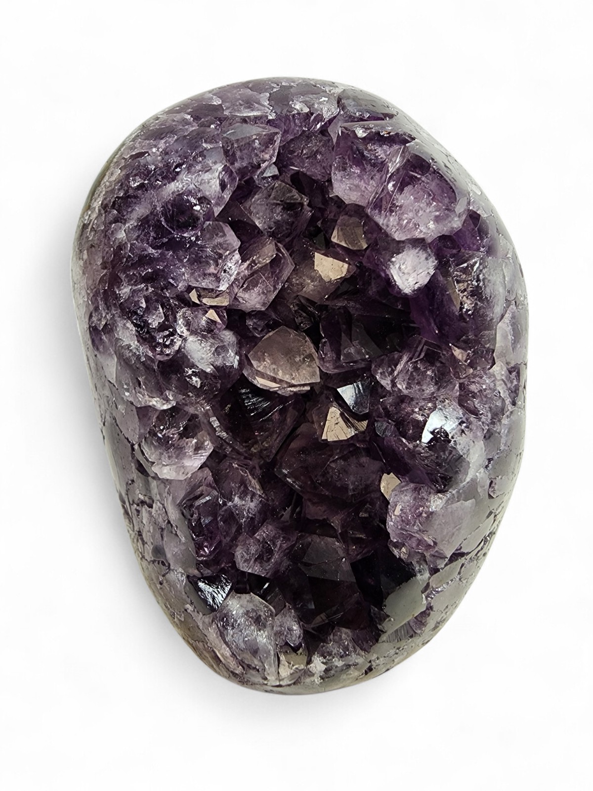 Amethyst Polished Edge Geode A-Grade Brazil 3lbs 3.4oz.