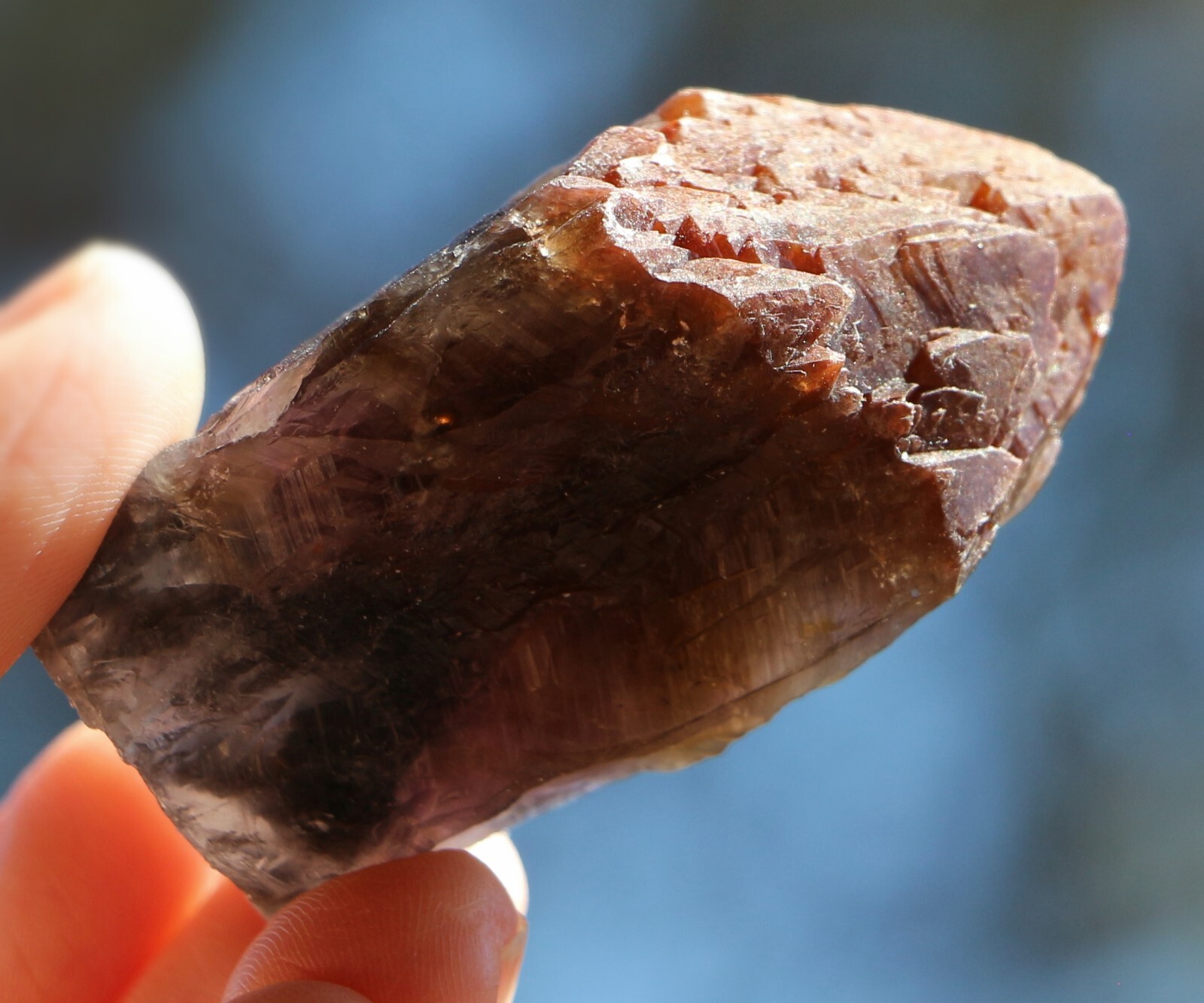 Mineral Specimen: Red Cap Amethyst (?) from Brazil (AME833)