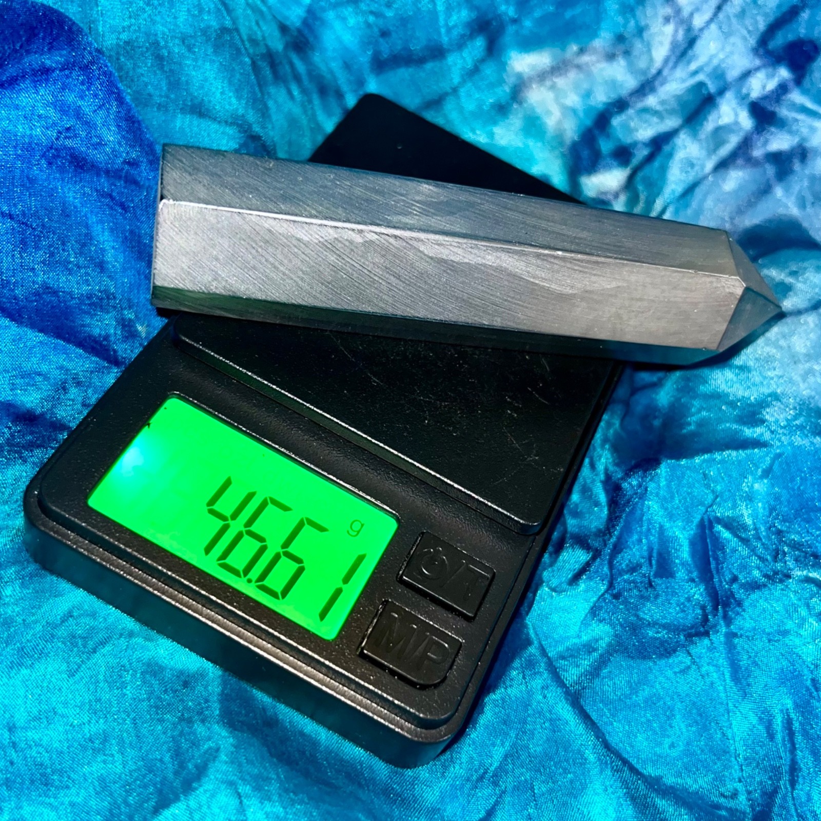 ✨🩶 Terahertz Tower Point Minerals crystal energy rare crystals A 46g 8cm