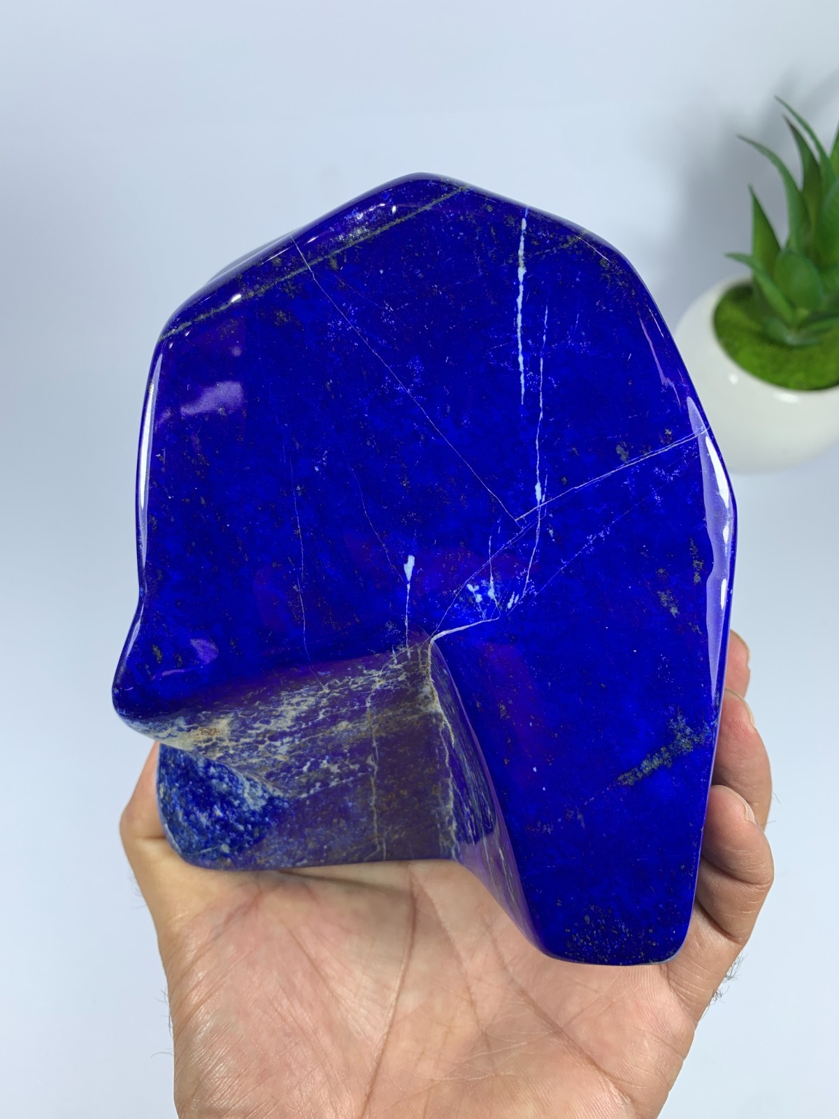 1.80kg AAA Lapis Lazuli Freeform Polished Tumble, Healing Crystal Rough Specimen