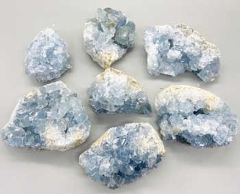 ✨ 11lb Flat of Celestite (1.5″–5″) | High Vibration Crystals from Madagascar