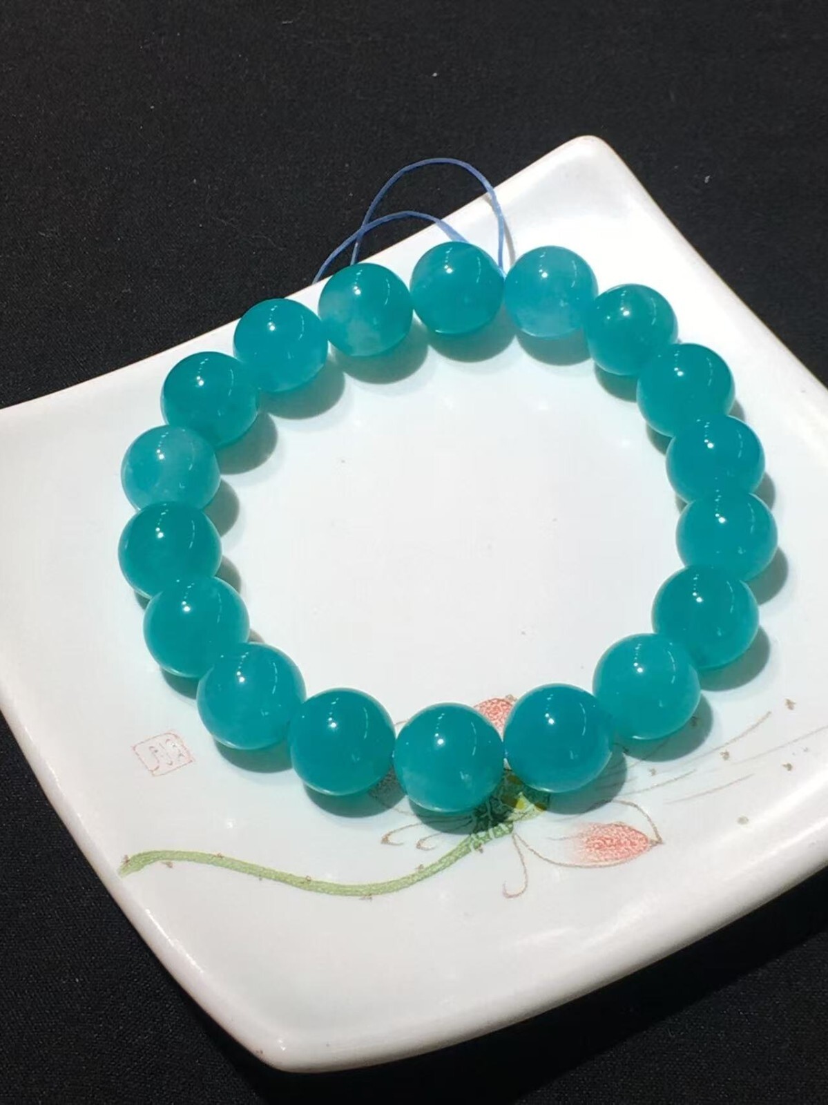 10mm Natural Amazonite Bead Bracelet Reiki Crystal Quartz Healing Decorate 1pc