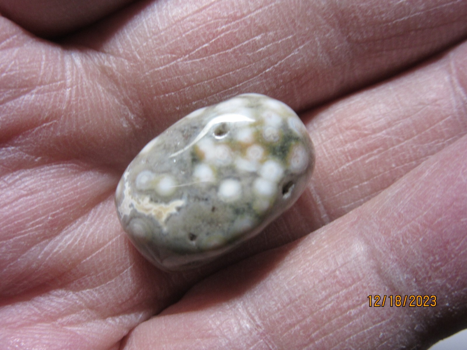 2 Pieces Tumbled Ocean Jasper Collectible OJ2PT-1