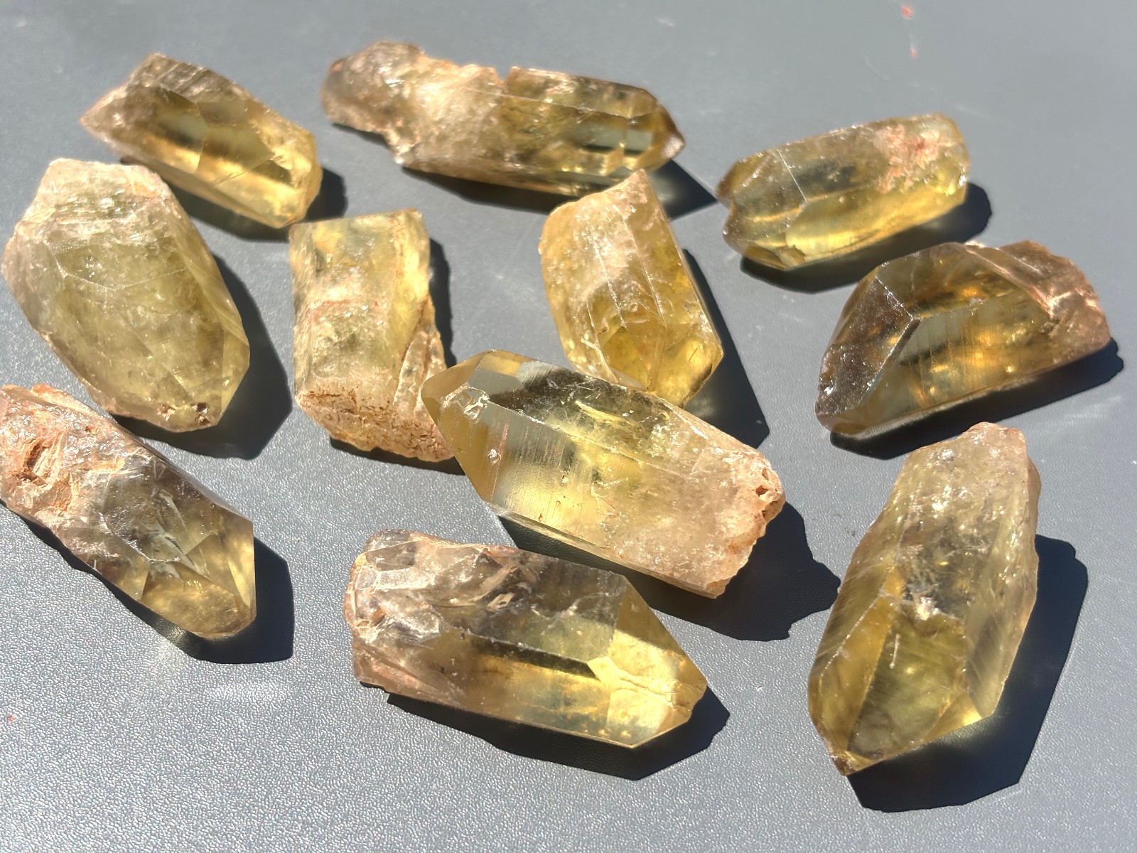 1/2lb Natural Smokey Citrine Quartz Rough Himalayan Smoky Crystal Points Wand
