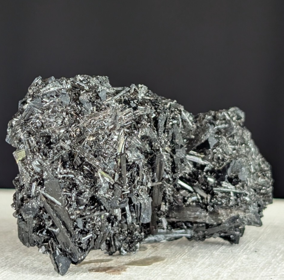 Black Tourmaline Cluster Raw Specimen Crystal Gemstone Mineral Chakra Reiki Nice