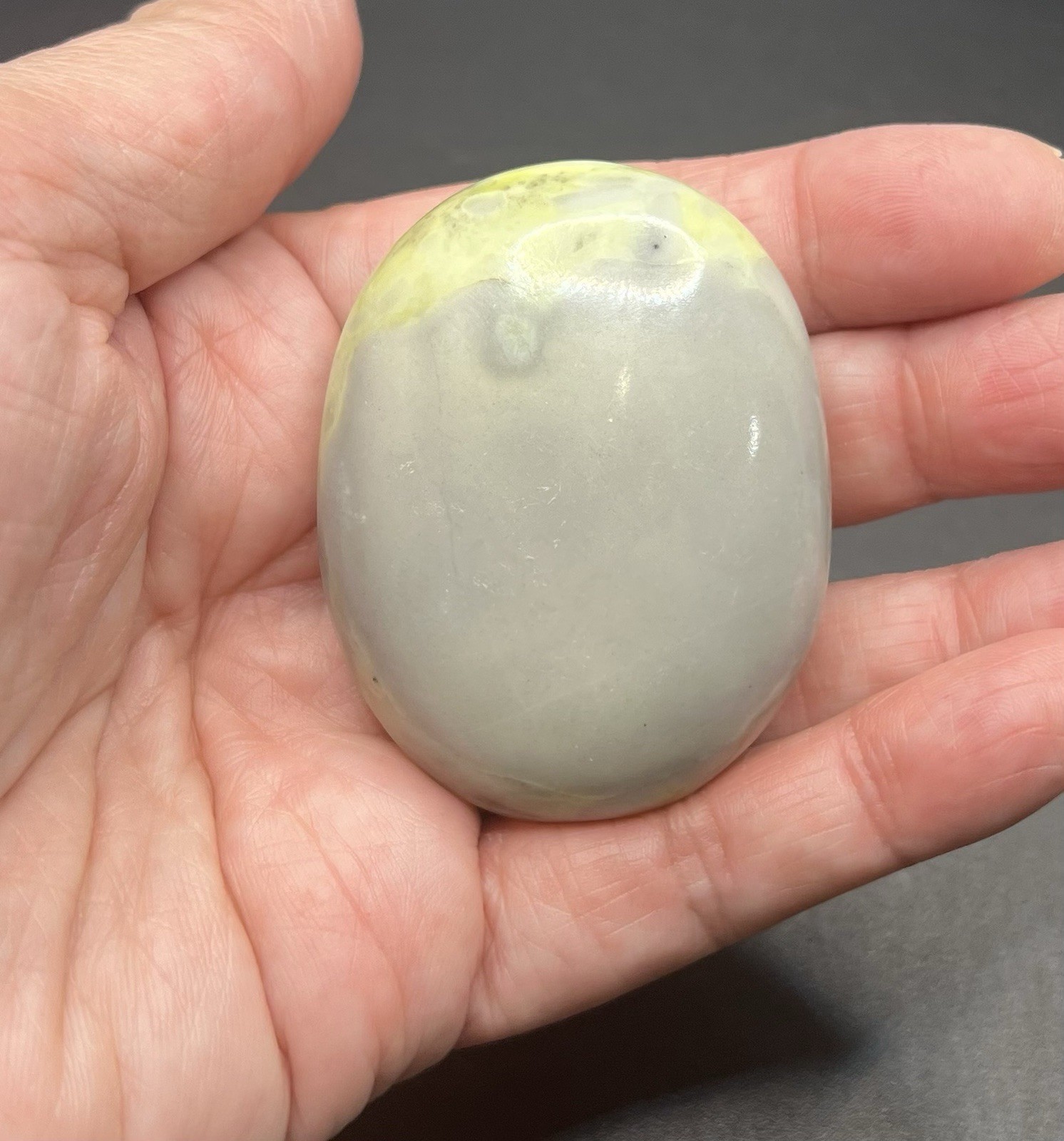 Serpentine Genuine Palm Stone From India 76g Crystal Healing Reiki