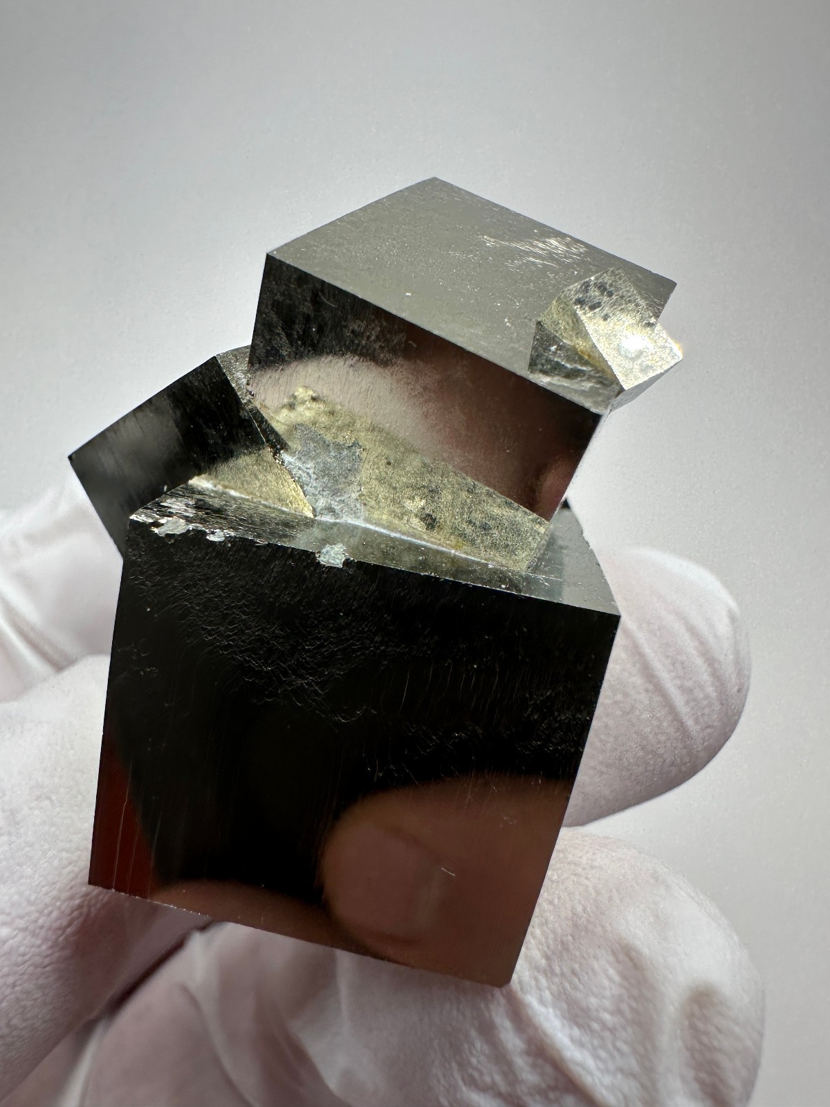 Rare Lusterous Entwined Interlocking Pyrite Cube Cluster_Spain