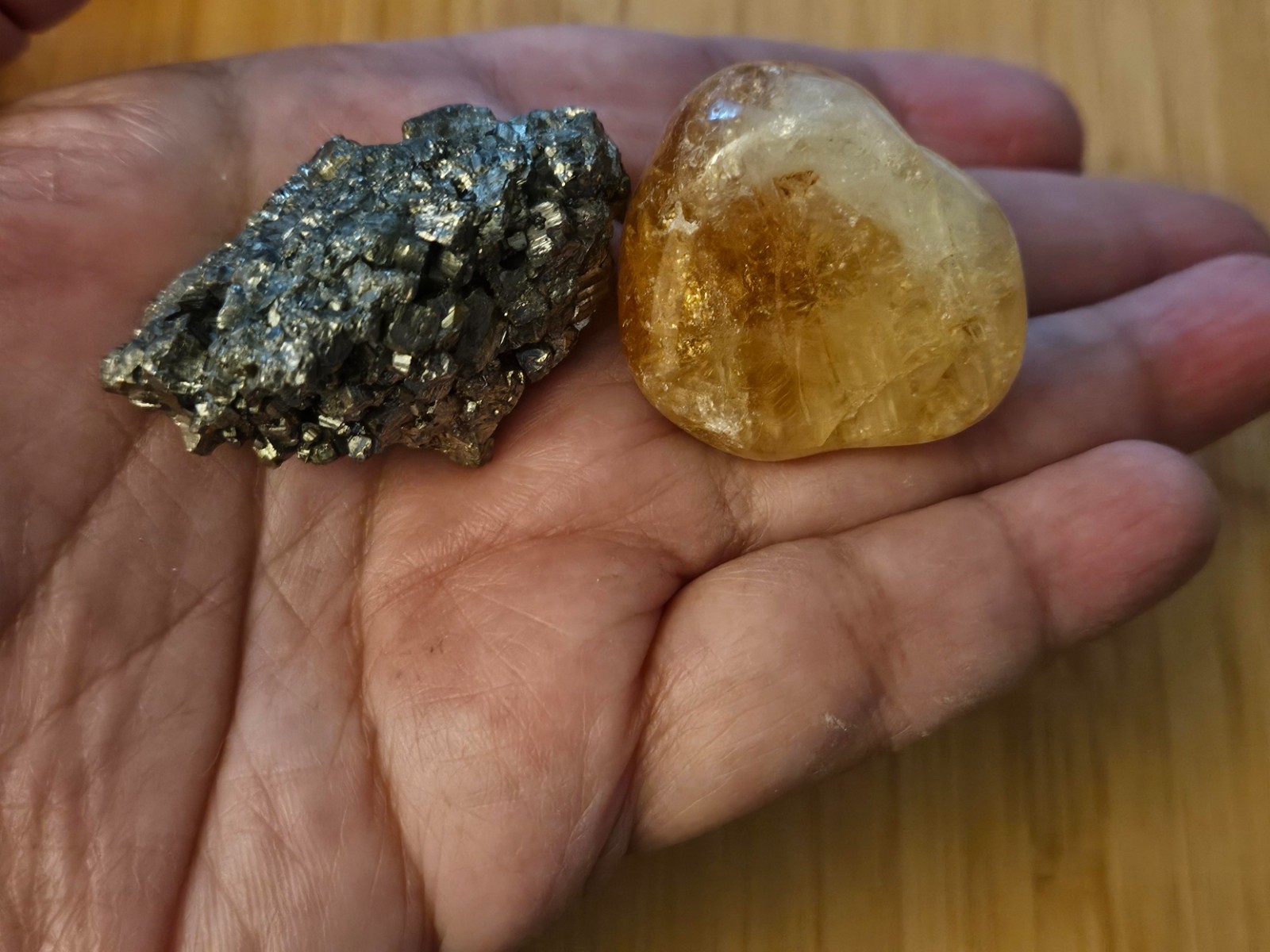 Abundance Duo Citrine & Pyrite