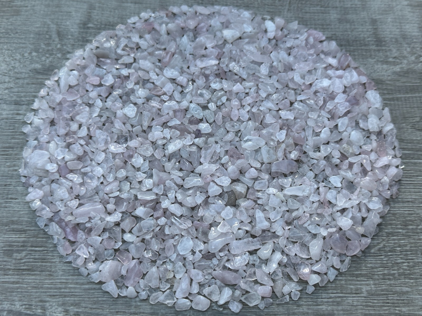Grade A++ Rose Quartz Semi Tumbled Gemstone Large Chips 3-12mm, Wholesale Bulk