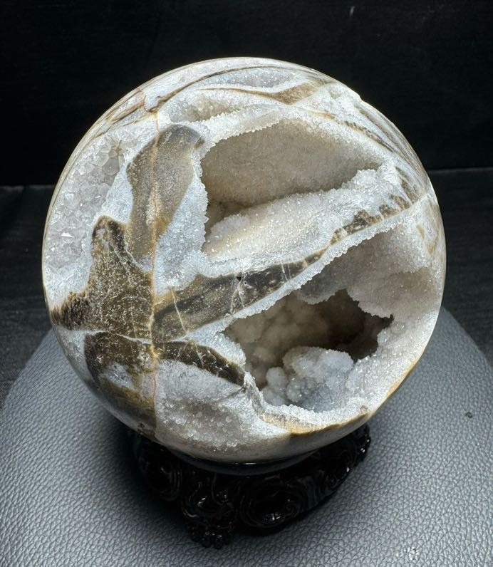 2.2LB Natural crystal sphalerite Sphere Treasure Ball gift reiki Healing