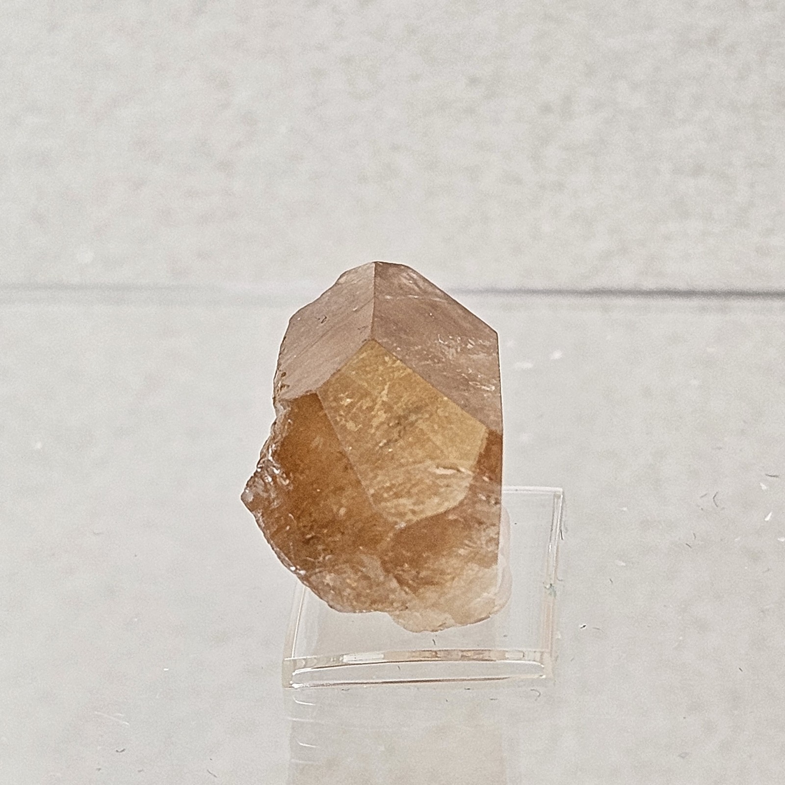 Natural Double Terminated Golden “Imperial” Topaz Crystal Specimen Thumbnail