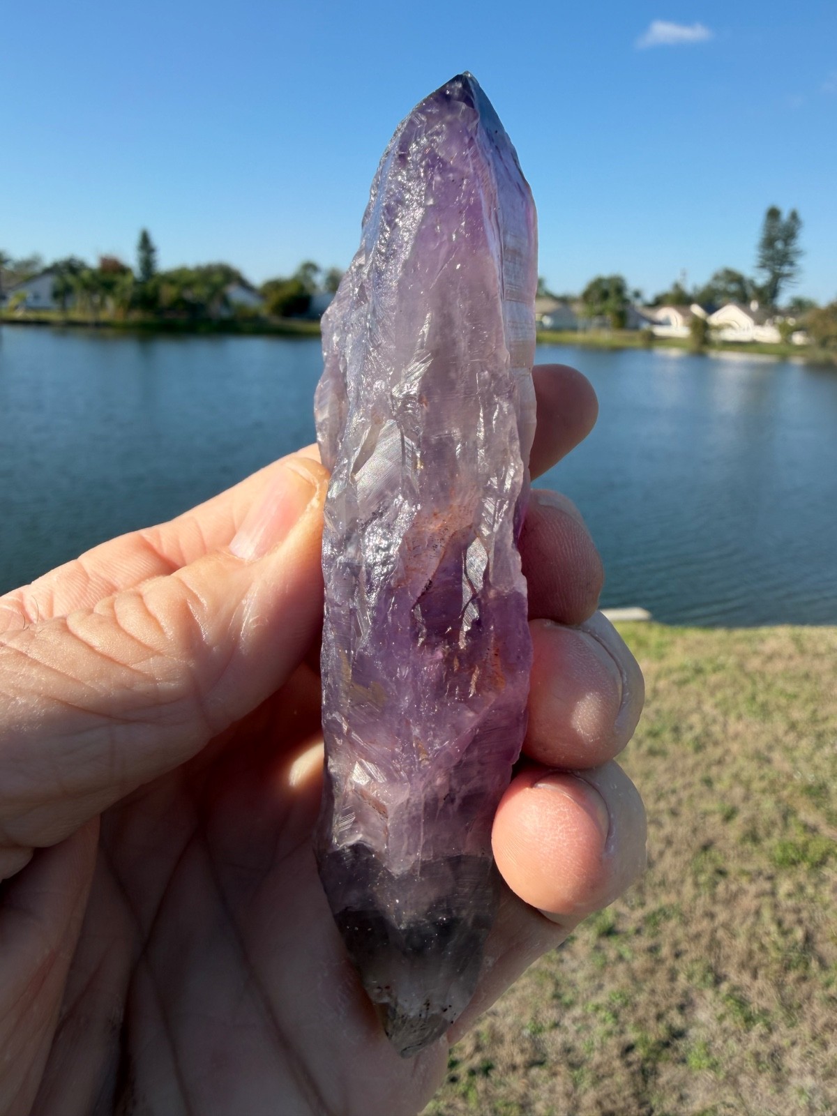 Auralite 23 Crystal Rare & Genuine Wand from Canada 177 grams 4.75″