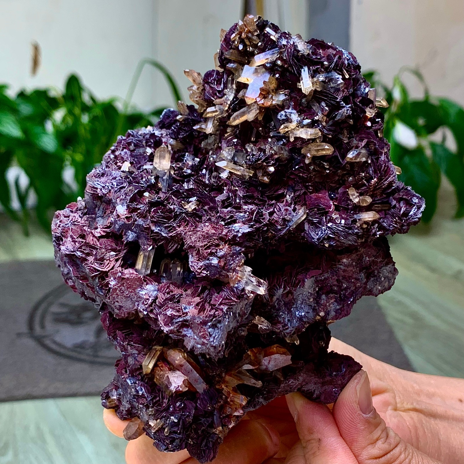 3.5LB Natural Crystal Specularite Hematite Specular Iron Quartz Mica Collectors