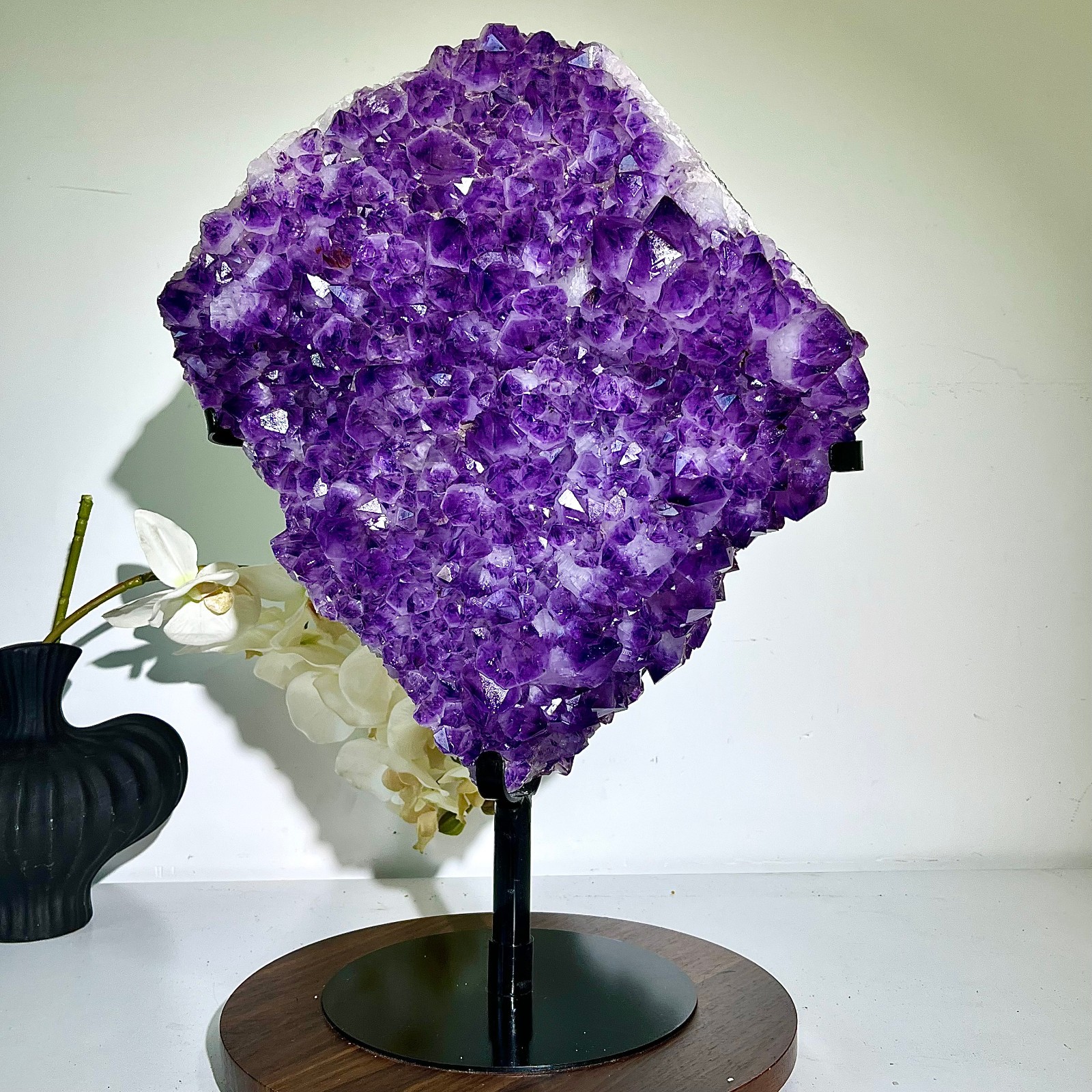 39.64LB Top Brazilian amethyst spiritual restoration for large teeth crystal blo