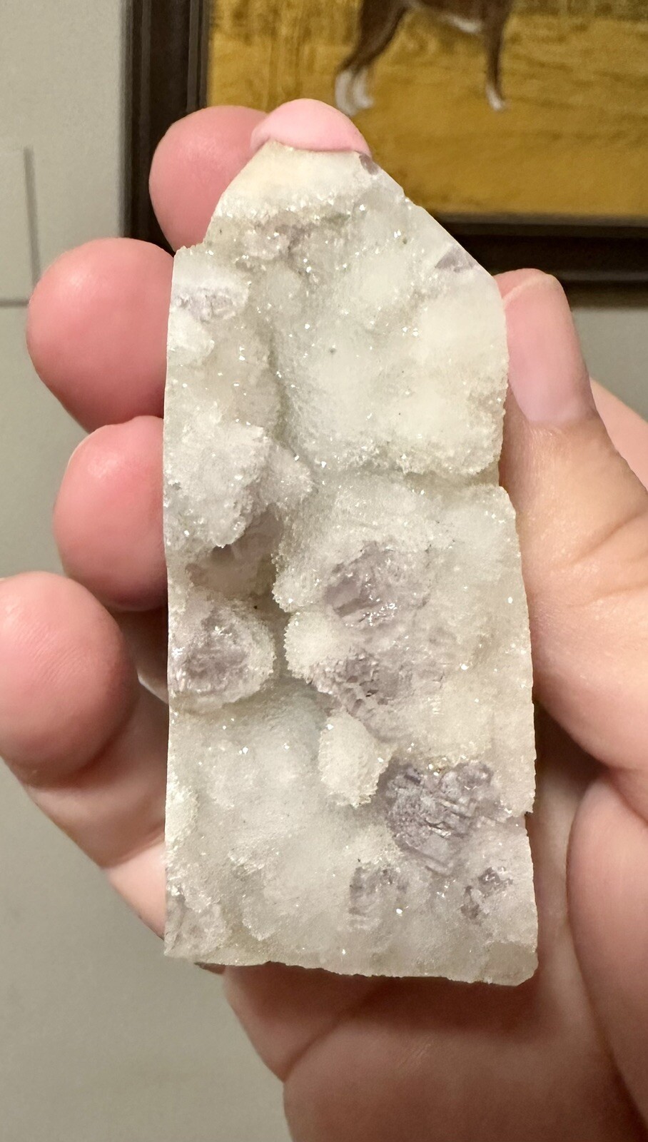 Sphalerite Crystal Tower With fluorite Druzy – Free Shipping
