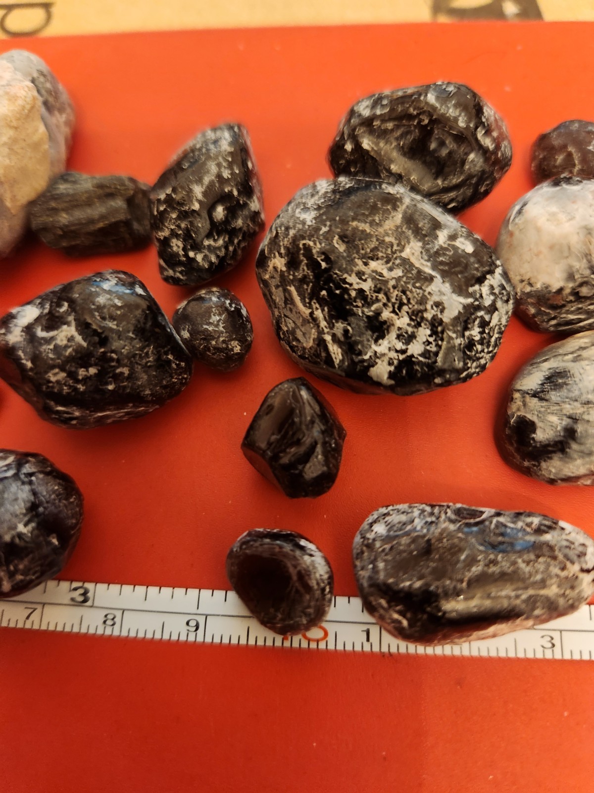 Rough Apache Tears Natural Stones 15 Pieces Lot (Raw Obsidian Crystals)