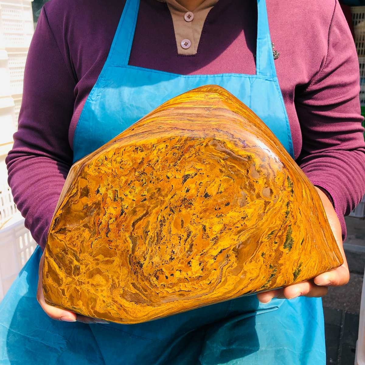 9.48LB Natural Tiger Eye Free Form Stone Mineral Quartz Crystal Reiki Healing