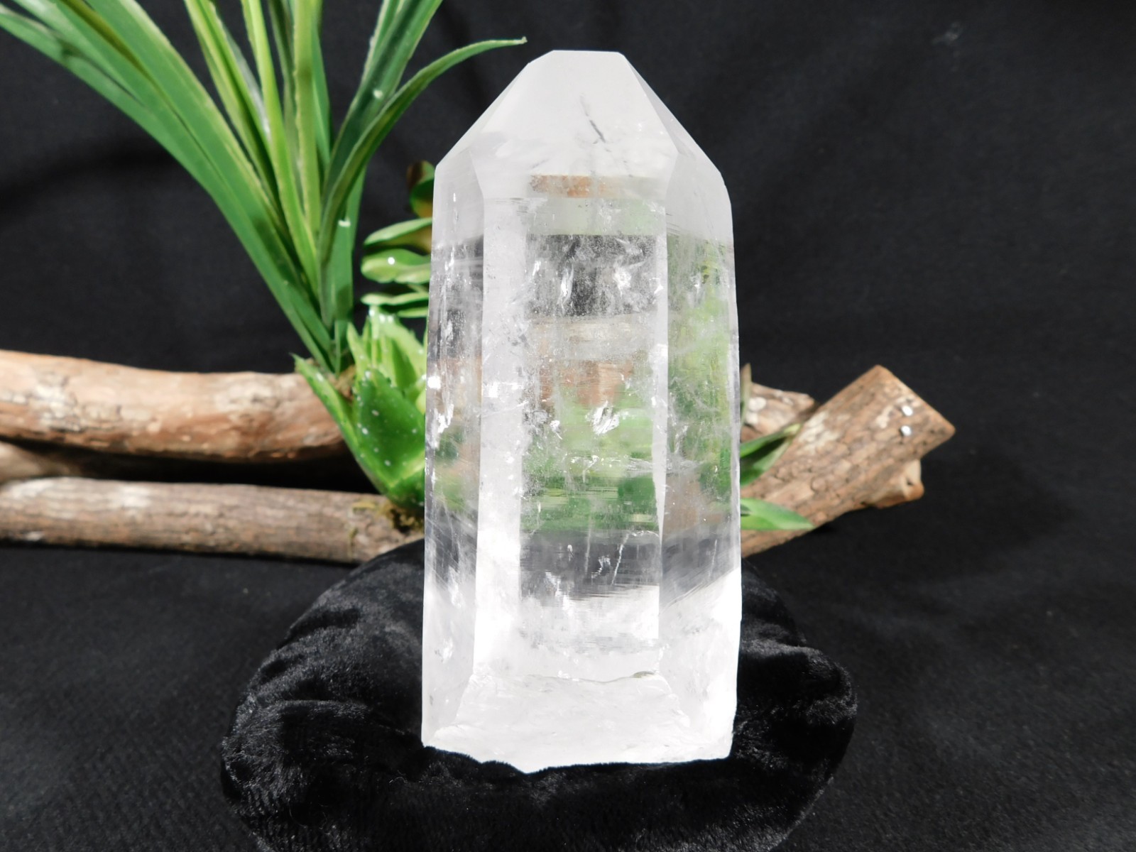 LARGER! SUPER Translucent LEMURIAN Quartz Crystal From Brazil 417gr