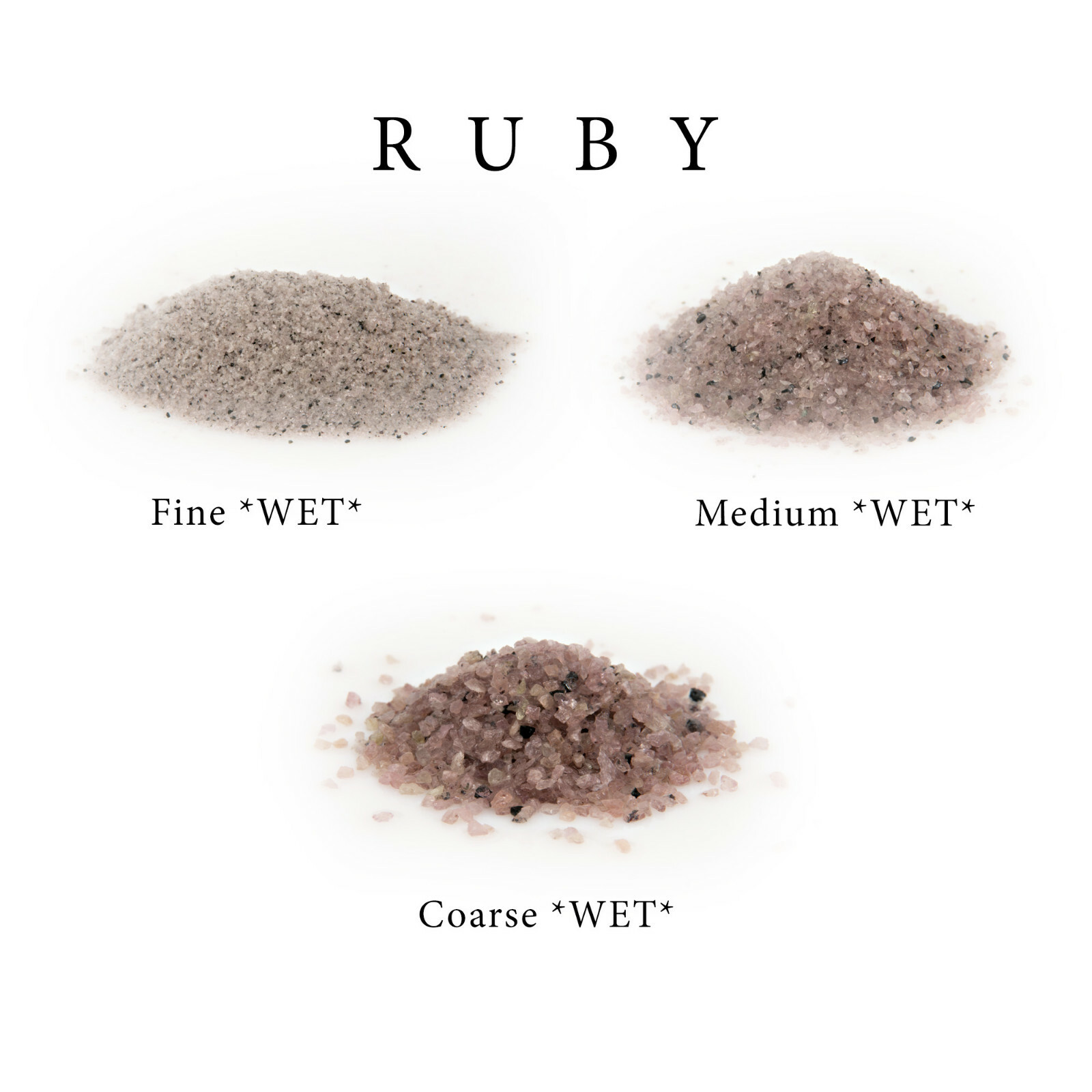 Ruby Natural Stone- Crushed Inlay (fine, medium, or coarse)
