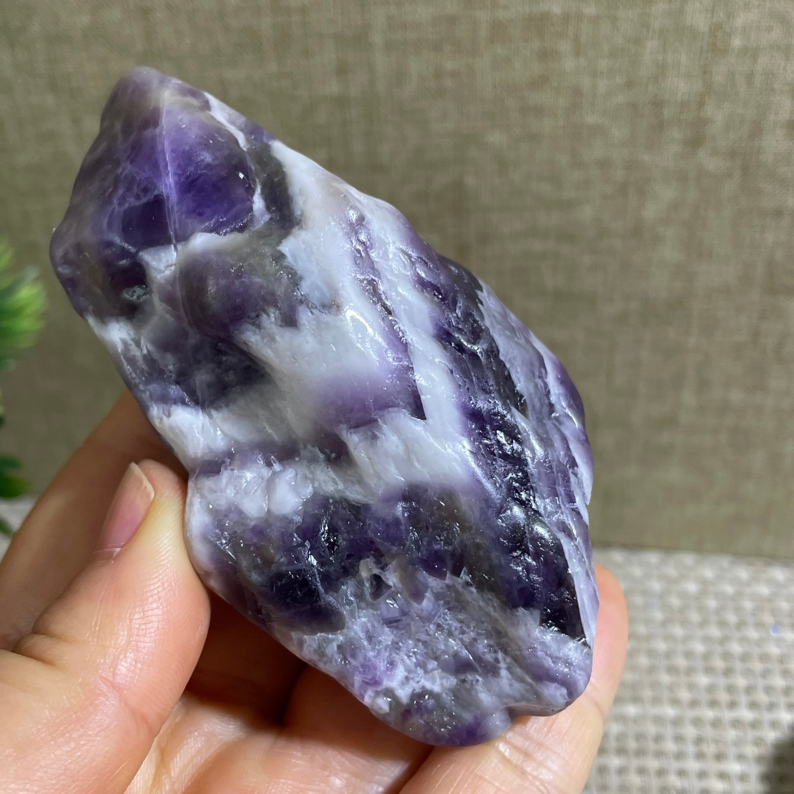 150g Dreamy Amethyst Crushed stone crystal Energy Mineral Specimen