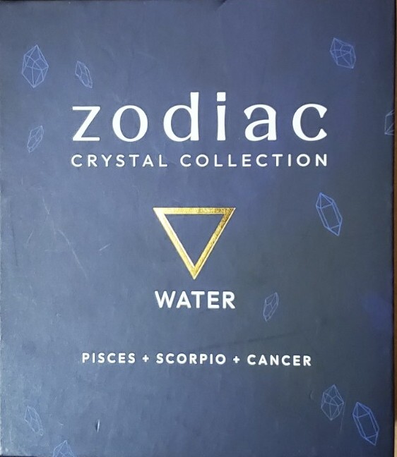 SHOPPE GEO ~ Zodiac WATER Crystal Collection ~ 6 Stones w Carrying Bag ~ NIB