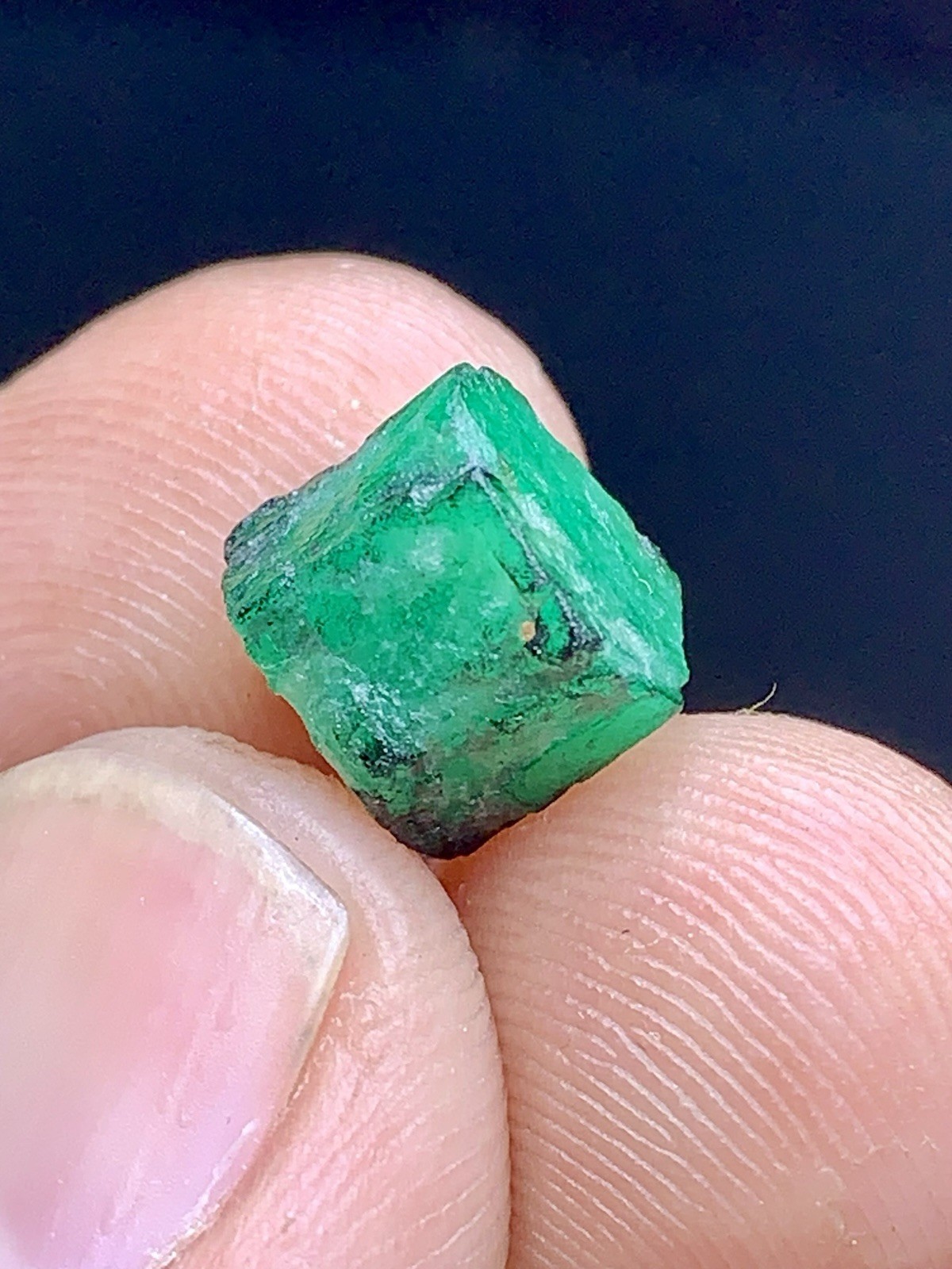 Emerald Terminated Crystal 95 Carats, Anniversary Gift, Love Birthday Gift, DIY