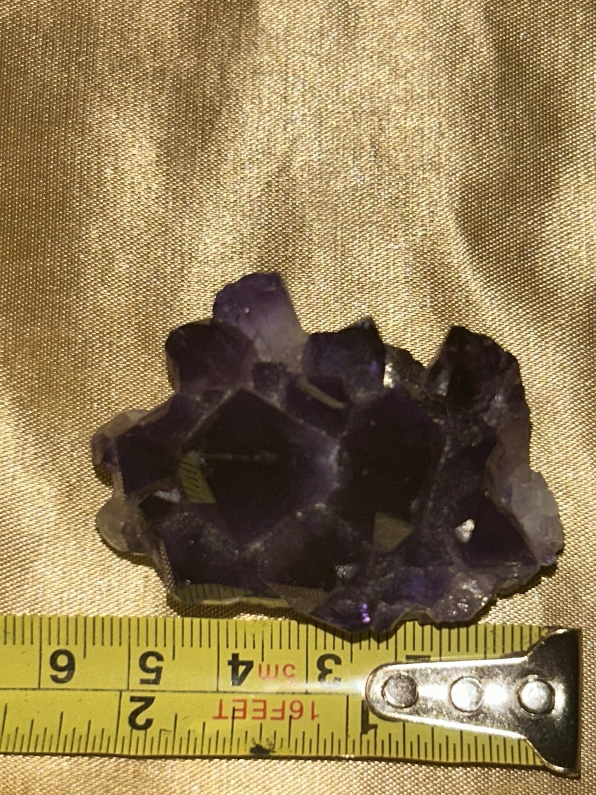 💜 Dark Crown Amethyst Cluster • Raw Crystal Protection Stone • Witchy Décor