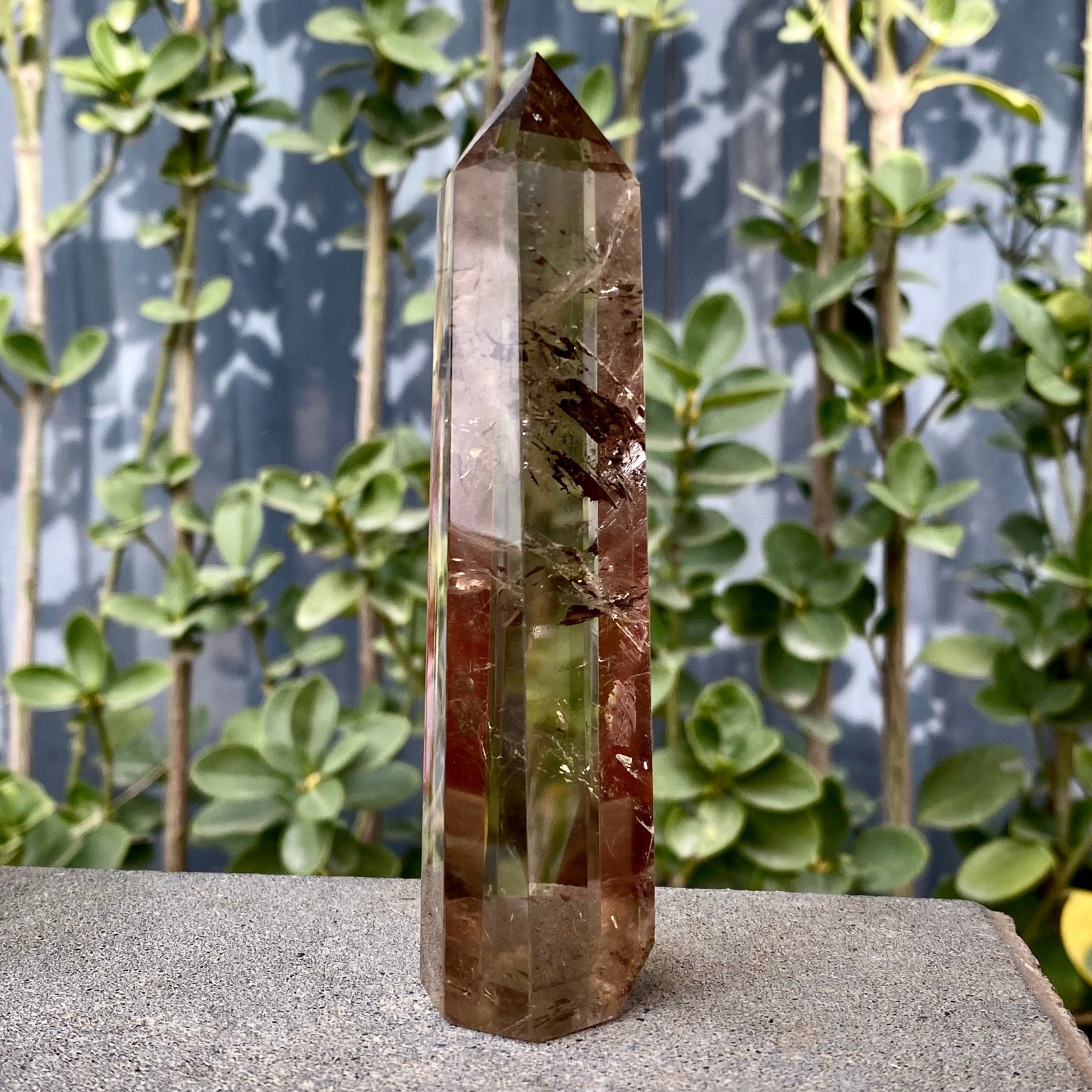 148G Natural White crystal pillar quartz crystal reiki healing