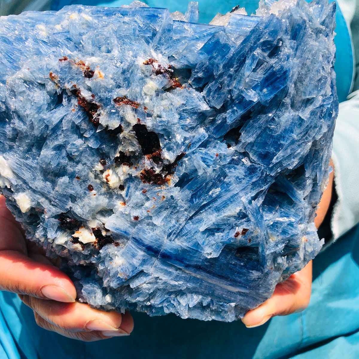 4.02LB Natural kyanite mineral quartz crystal specimen specimen healing decor