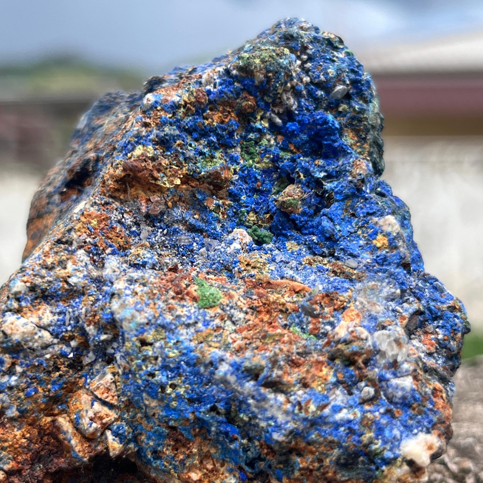 265 Gr Cluster Azurite Crystal Natural Mineral Specimen – Azurite Healing Stone