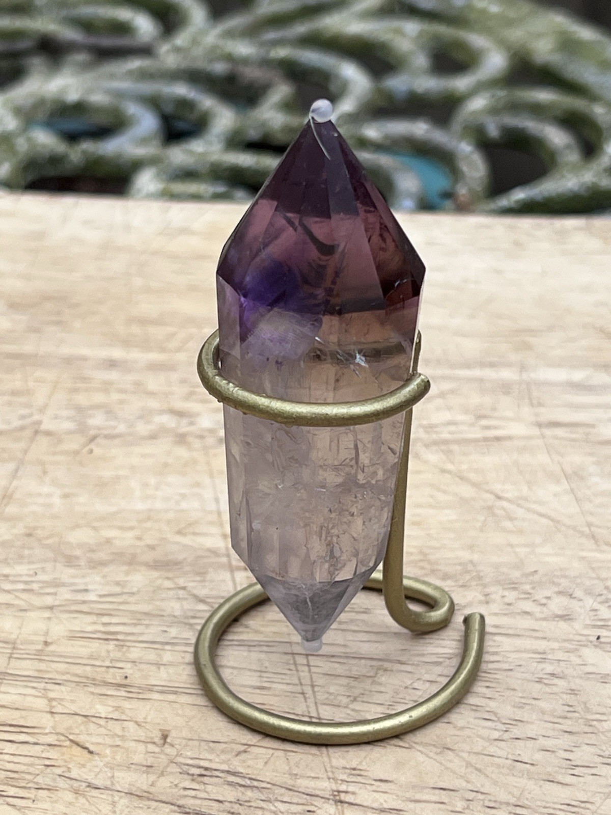 Amethyst 12 Sided Vogel Wand AAA+ Tranquility Intuition 8 With Stand