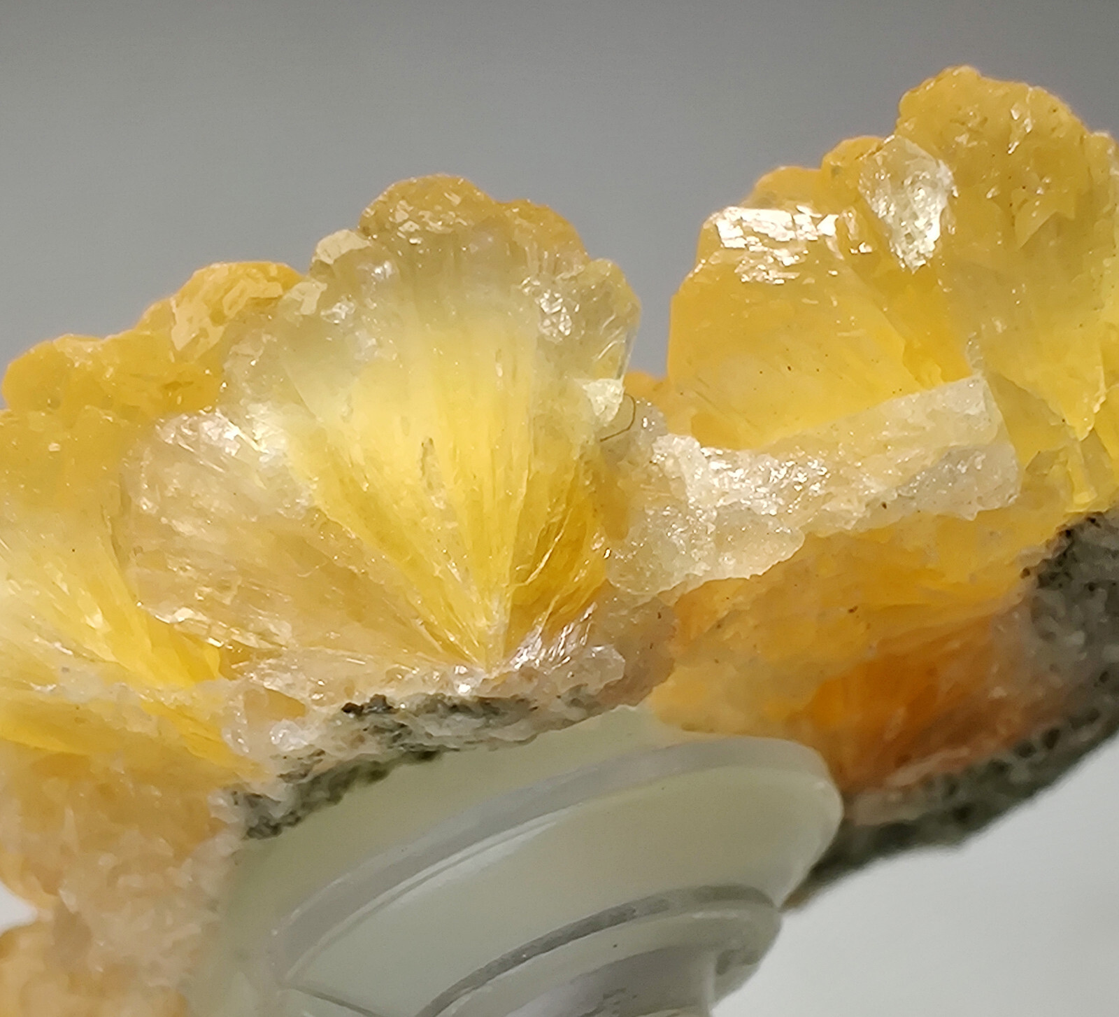 Stellerite crystals, gorgeous specimen! Sokolovsko Mine, Kazakhstan. 3 cm.