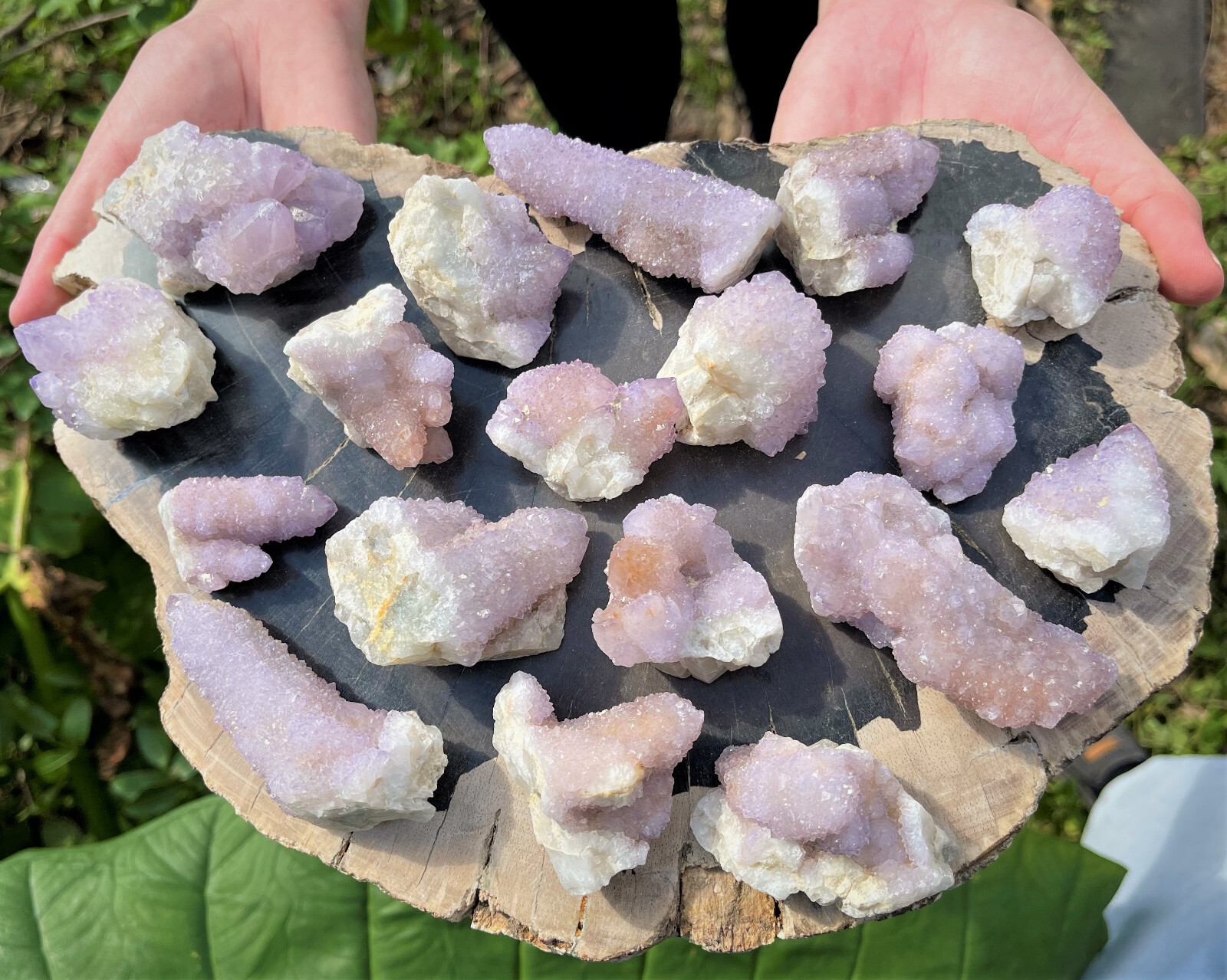 Spirit Quartz Cluster / Sprit Quartz Points: Bulk 4 oz Lot Spirit Quartz Crystal