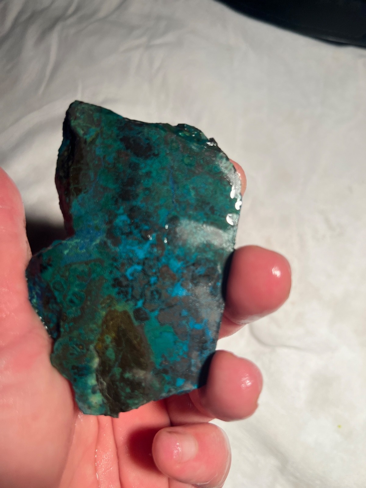Chrysocolla Slab 79g Blue Green Copper Mineral Natural Specimen