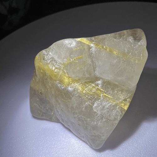 Golden Rutilated Quartz Crystal Freeform